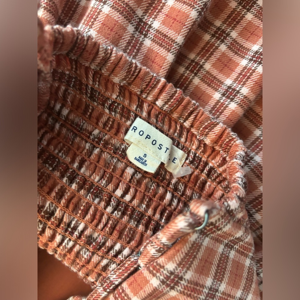 Aeropostale Mini Dress Plaid Size S - Picture 5 of 7